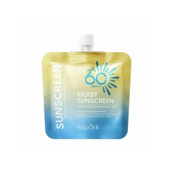 SADOER Солнцезащитный крем SPF60+ 30г (пакет)